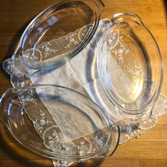 Anchor Kitchen Anchor Ovenware Oval Clear Glass Baking Dishes 6 Oz